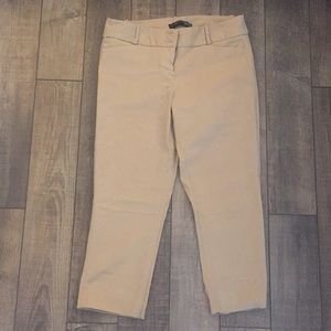 The Limited size 10 tan capris
